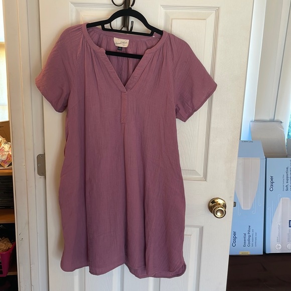 Purple Perfection Cotton Dress Set